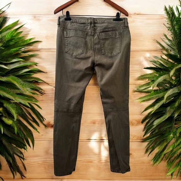 SANCTUARY Army Green Pants w/ Zipper Detail - Size 31 - Picture 5 of 11